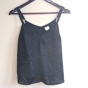 Silky Flowy Black Camisole